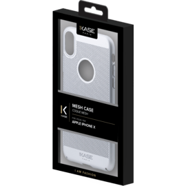 Coque Mesh pour Apple iPhone X, Argent