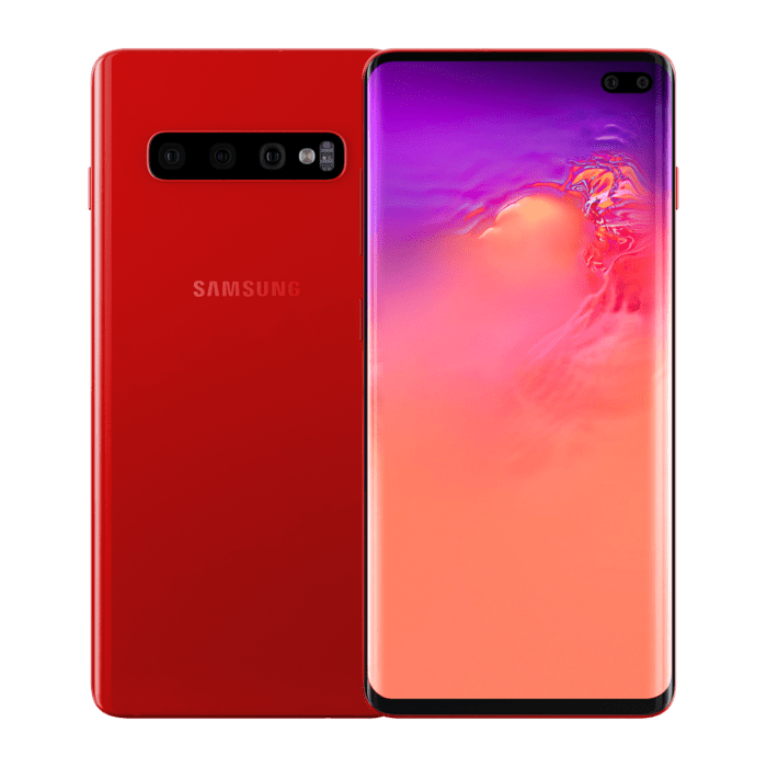 Galaxy S10+ reconditionn&eacute; 128 Go, Rouge, d&eacute;bloqu&eacute;