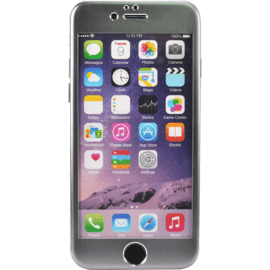 Protection d'écran en Alliage de Titane et verre trempé pour Apple iPhone 6/6s, Gris sidéral