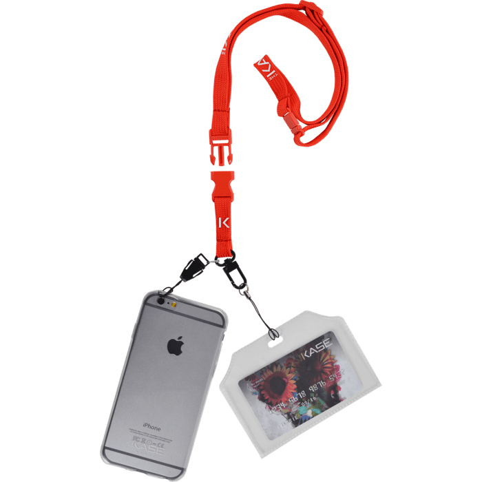Tour de cou pour Smartphones, Rouge Ardent