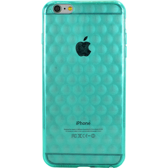Coque Bulle silicone pour Apple iPhone 6 Plus/6s Plus (5.5 pouces), Turquoise