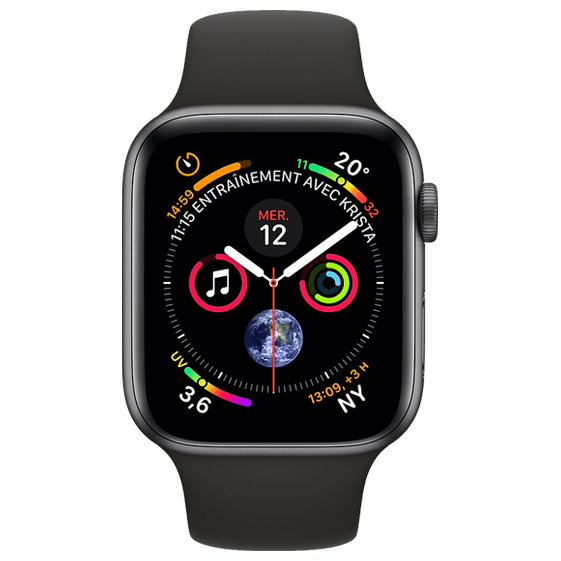 Watch series 4 (44mm) reconditionné , Noir, débloqué