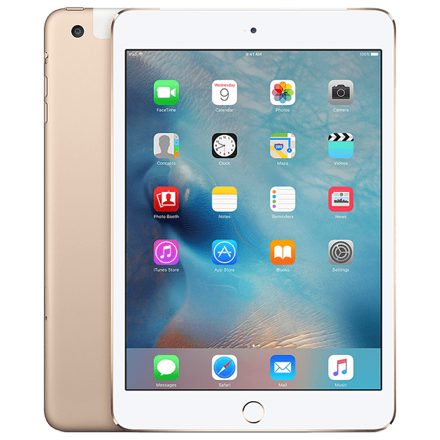 iPad Mini 4 Wifi+4G 64 Go - Gold - NO TOUCH ID - Grade Silver