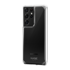 Coque hybride invisible pour Samsung Galaxy S21 Ultra 5G, Transparente