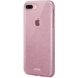 (Edition sp&eacute;ciale) Coque slim&nbsp;paillet&eacute;e &eacute;tincelante pour Apple iPhone 8 Plus, Or Rose