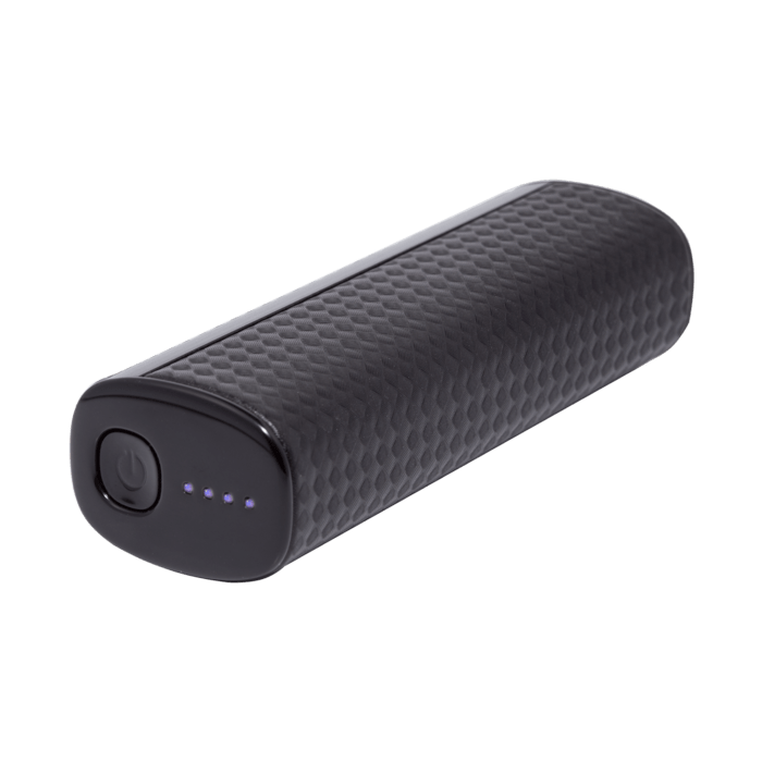 Batterie Externe Fashionista, 2600 mAh, Noir Graphite