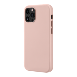 Coque antichoc en gel de silicone doux pour Apple iPhone 12 Pro Max, Rose Sable