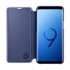 Clear View cover avec fonction Stand Bleu Galaxy S9