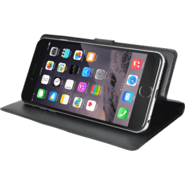 Coque clapet Universelle pour Smartphone (jusqu &agrave; 5.5 pouce), Noir de Jais