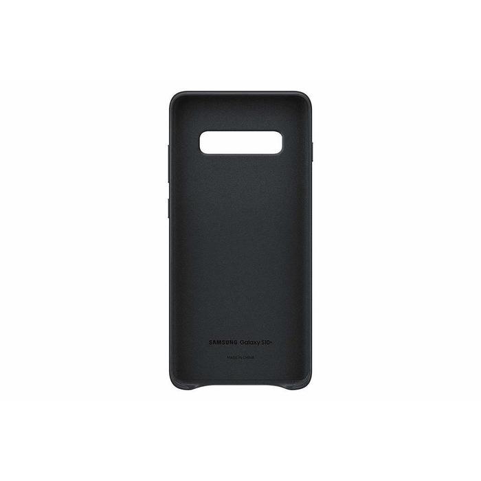 Coque en cuir Noir pour Galaxy S10+
