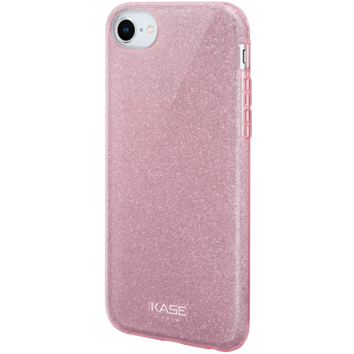 Sparkly Glitter Slim Case for Apple iPhone 6/6s/7/8/SE 2020/SE 2022, Rose Gold