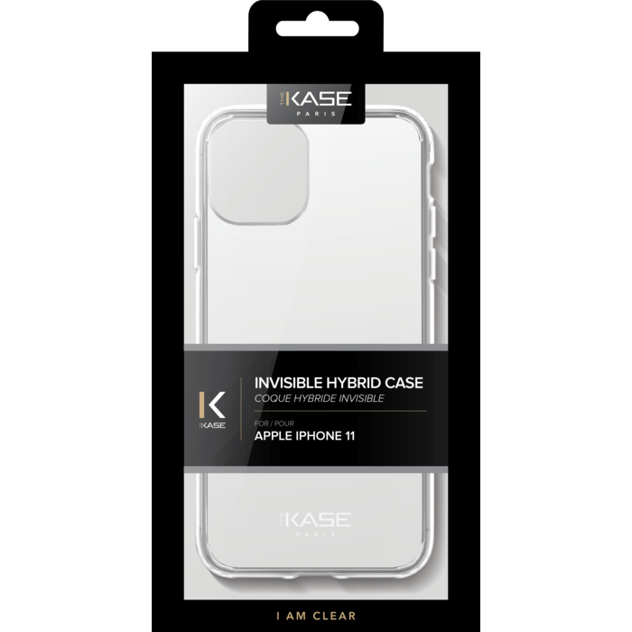 Invisible Hybrid Case for Apple iPhone 11, Transparent