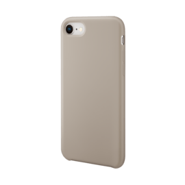 (Edition spéciale) Coque en gel de silicone doux pour Apple iPhone 7/8/SE 2020/SE 2022, Gris Galet