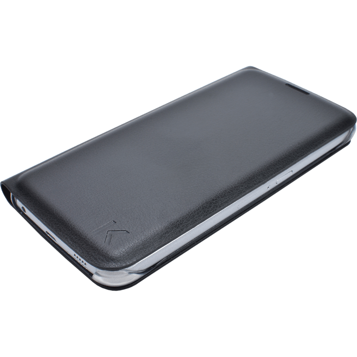 Etui &agrave; clapet pour Samsung Galaxy S6, Noir Cosmos