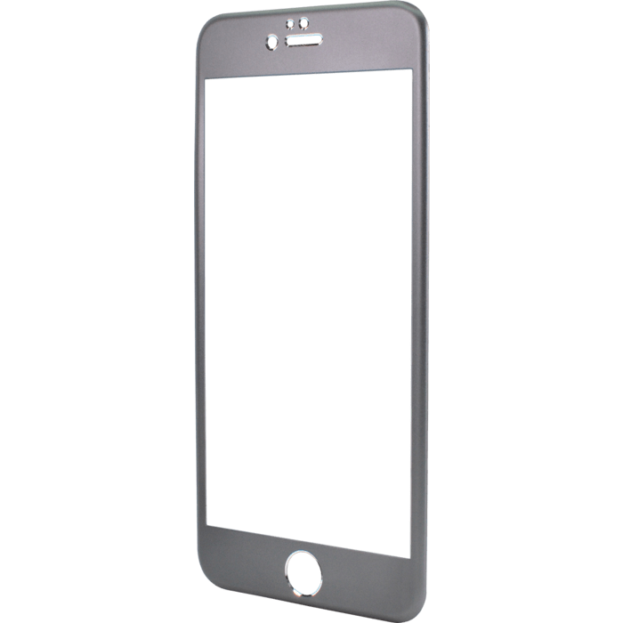 Protection d'écran en Alliage de Titane et verre trempé pour Apple iPhone 6 Plus/6s Plus, Gris sidéral
