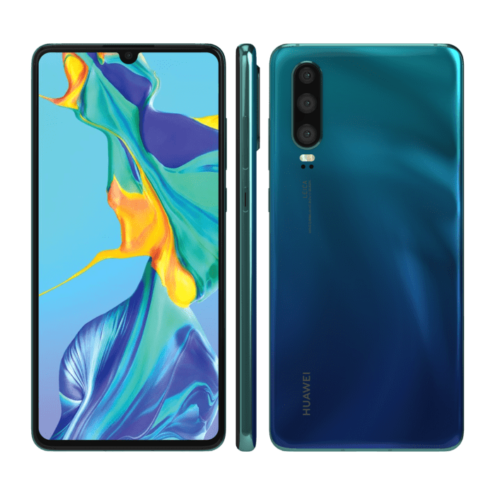 P30 reconditionn&eacute; 128 Go, Bleu Aurore, d&eacute;bloqu&eacute;