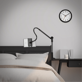 Support col de cygne pour tablette et smartphone (1,2 m), gris métallique