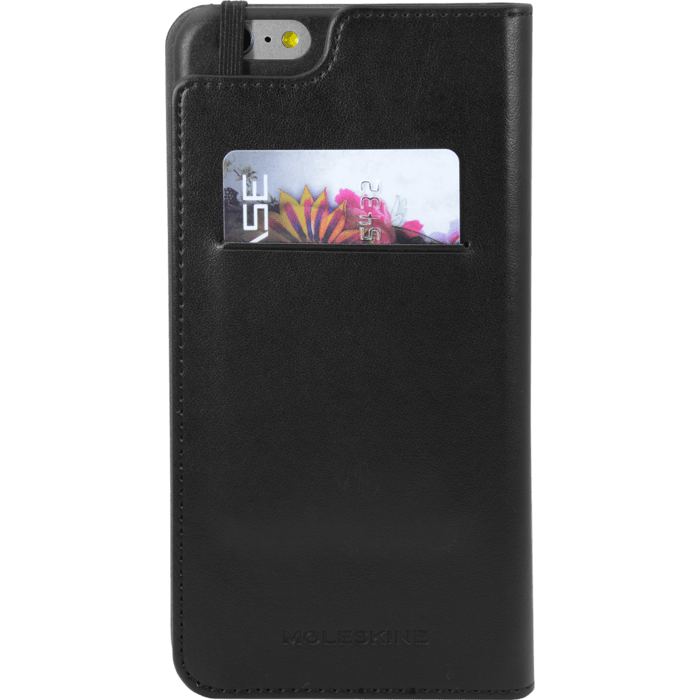 Moleskine Coque clapet classique pour Apple iPhone 6 Plus/6s Plus, Noir