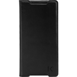 Case Flip case with credit card slots & stand for Sony Xperia Z5, Black
