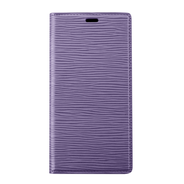 Diarycase 2.0 Coque clapet en cuir v&eacute;ritable avec support aimant&eacute; pour Apple iPhone 13, Violet Lilas