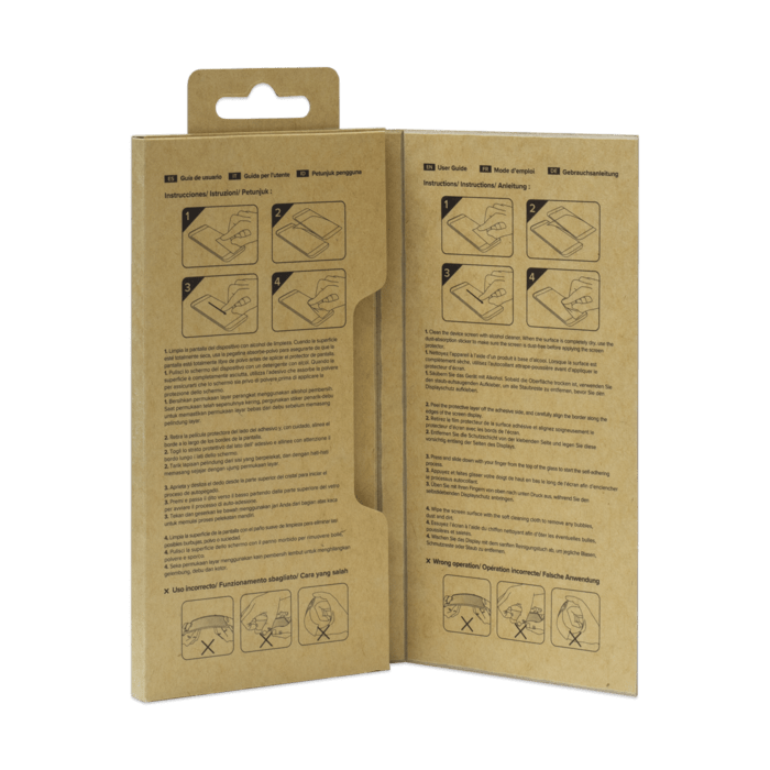 Protection d&rsquo;&eacute;cran antibact&eacute;rienne en verre tremp&eacute; ultra-r&eacute;sistant &agrave; bords incurv&eacute;s (60% verre tremp&eacute; recycl&eacute;) pour Apple iPhone 16 Pro, Noir