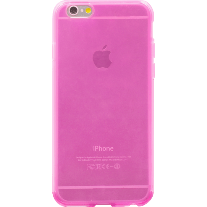 Coque Slim invisible pour Apple iPhone 6/6s 1,2mm, Rose Transparent