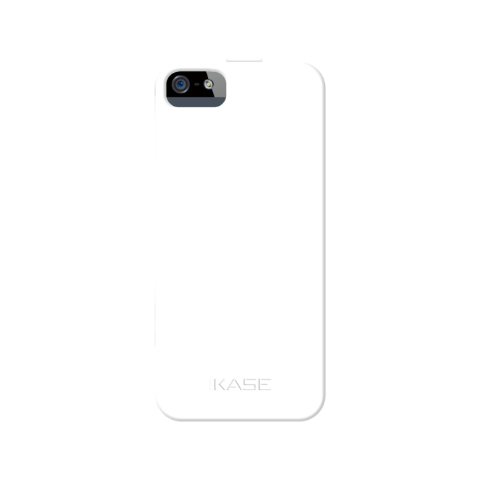 Coque clapet pour Apple iPhone 5/5s/SE, Vernis Blanc