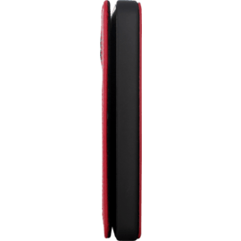 Montecarlo Coque Clapet pour Apple iPhone 4/4S, Cuir de Veau Rouge