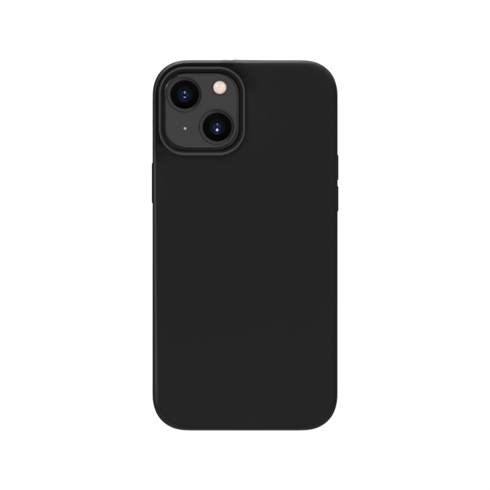 Anti-Shock Soft Gel Silicone Case for Apple iPhone 13 mini, Satin Black