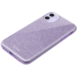 Coque slim&nbsp;paillet&eacute;e &eacute;tincelante pour Apple iPhone 11, Violet