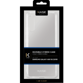 Coque hybride invisible pour Samsung Galaxy A90 5G 2019, Transparent