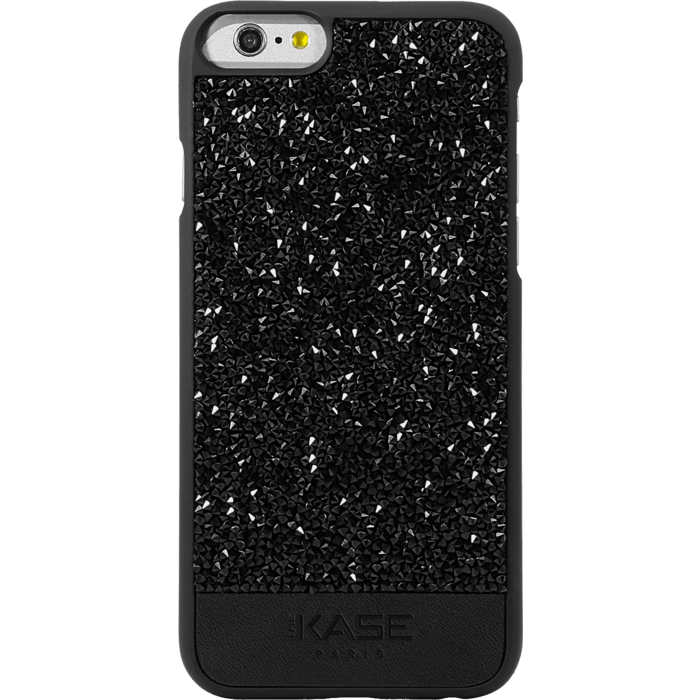 Coque Bling Strass pour Apple iPhone 6/6s, Minuit Noir