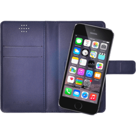 Coque clapet Universelle pour Smartphone (jusqu &agrave; 3.5 pouce), Bleu Marine