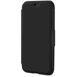 Case Fitness Robust Wallet Case for Apple iPhone X/XS, Black