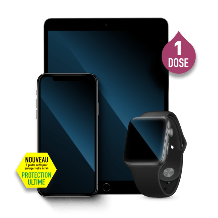 DropProtect Liquide de Protection d'&eacute;cran pour smartphones, tablettes et montres connect&eacute;es (1 dose)