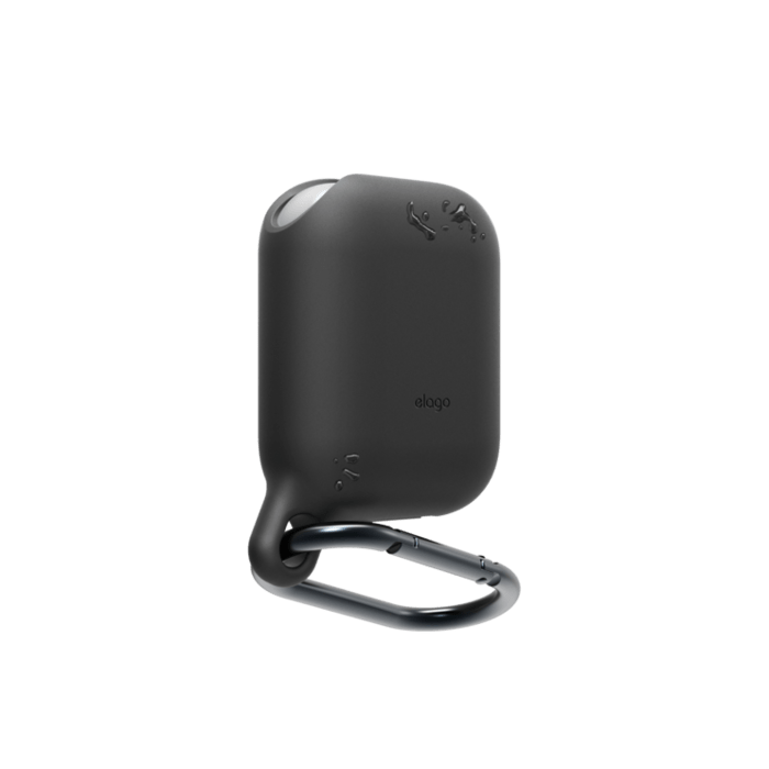 Airpod Waterproof Hang Case noir