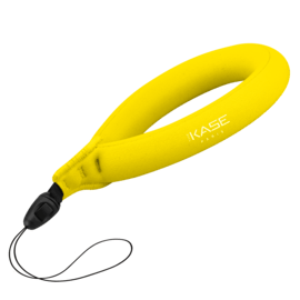 Dragonne flottante universelle en néoprène, jaune fluo