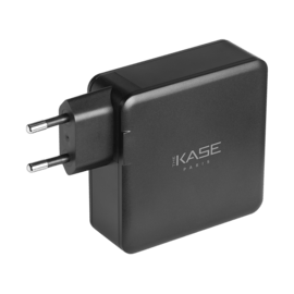 Chargeur secteur mural universel GaN UE quad USB PowerPort Hyper Rapide 100W, Noir