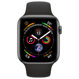 Watch series 4 (44mm) reconditionné , Noir, débloqué