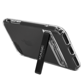 Coque Slim Invisible avec support pour Apple iPhone 6/6s/7/8/SE 2020, Noir
