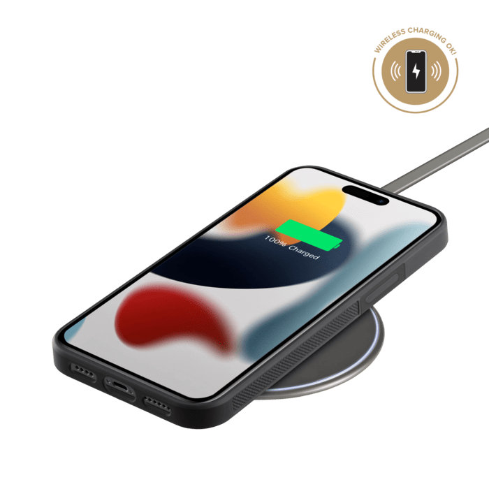 Etui & Coque robuste magn&eacute;tique 2-en-1 pour Apple iPhone 14 Pro Max, Noir Onyx