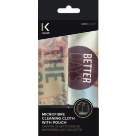 Chiffon de nettoyage en microfibre avec pochette (Paquet de 2)