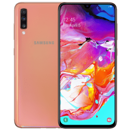 Galaxy A70 2019 reconditionné 128 Go, Corail, débloqué