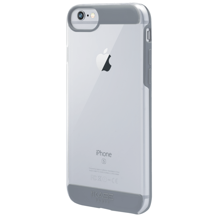 Étui magnétique Verre trempé Transparent SevenPanda Étui magnétique à adsorption pour iPhone 6S 4.7 Pouces iPhone 6 Verre trempé Transparent Retour Monture métal Étui pour Corps Blanc 