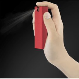 Spray nettoyant &eacute;cran 15ml avec microfibre 2-en-1 pour smartphones, tablettes & ordinateurs portables, Rouge ardent