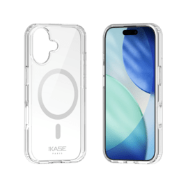 Coque Antibact&eacute;rienne Antichoc Magn&eacute;tique Invisible Fabriqu&eacute; Avec du 75% Plastique Recycl&eacute; pour Apple iPhone 17, Transparente