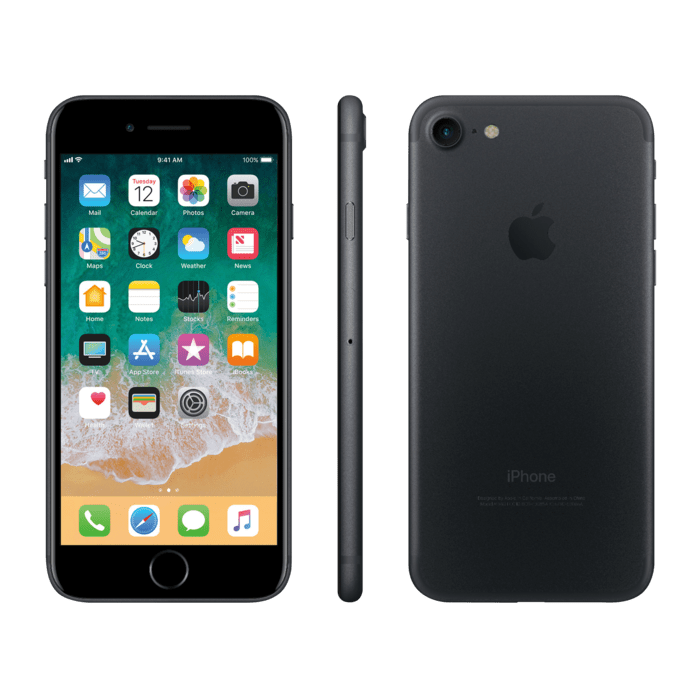 iPhone 7 128 Go - Noir - Grade Premium