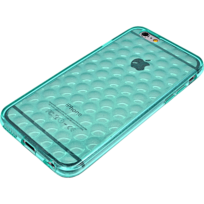 Coque Bulle silicone pour Apple iPhone 6/6s (4.7 pouces), Turquoise