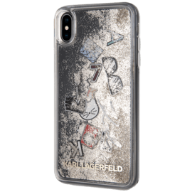 Case Karl Lagerfeld Iconic Bling Bling Glitter case for Apple iPhone XS Max, Gold
